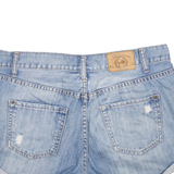FISHBONE Womens Denim Shorts Blue L W34