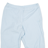 ADIDAS Womens Pedal Pushers Shorts Blue UK 14 W32