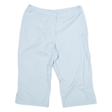 ADIDAS Womens Pedal Pushers Shorts Blue UK 14 W32