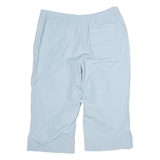 ADIDAS Womens Pedal Pushers Shorts Blue UK 14 W32