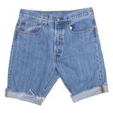 LEE 501 Womens Jorts Shorts Blue M W30