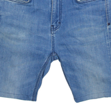 LEE Womens Jorts Shorts Blue L W30