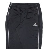 ADIDAS Womens Track Pants Black Tapered L W30 L20