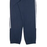 ADIDAS Womens Track Pants Blue Straight UK 12 W27 L29