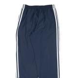 ADIDAS Womens Track Pants Blue Straight UK 12 W27 L29