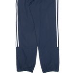 ADIDAS Womens Track Pants Blue Straight UK 12 W27 L29