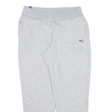 PUMA Mens Joggers Grey Tapered M W30 L27