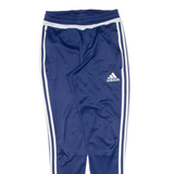 ADIDAS Womens Track Pants Blue Skinny S W26 L29