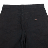DICKIES Womens Pedal Pushers Shorts Black L W34