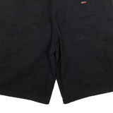 DICKIES Womens Pedal Pushers Shorts Black L W34