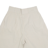 Womens Workwear Shorts Beige UK 12 W26