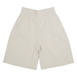 Womens Workwear Shorts Beige UK 12 W26