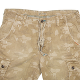 TRUE RELIGION Mens Cargo Shorts Brown Camouflage S W40
