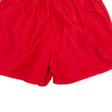 NIKE Mesh Lined Mens Swimming Shorts Red L W28