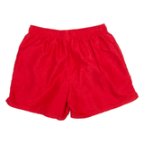 NIKE Mesh Lined Mens Swimming Shorts Red L W28