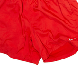 NIKE Mesh Lined Mens Swimming Shorts Red XL W32