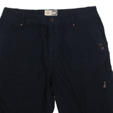 CAT Womens Cargo Shorts Black XL W36