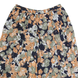 FRANKENWALDER 3/4 Length Womens Casual Shorts Black 90s Floral L W32