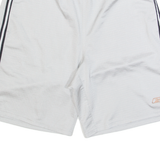 REEBOK Mens Sports Shorts Silver Relaxed M W28