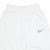 NIKE Mens Sports Shorts White Relaxed S W24