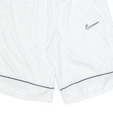 NIKE Mens Sports Shorts White Relaxed S W24