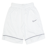 NIKE Mens Sports Shorts White Relaxed S W24