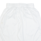 NIKE Mens Sports Shorts White Relaxed S W24