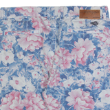 ED HARDY Mens Chino Shorts Blue Slim Floral M W32