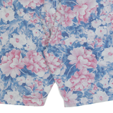ED HARDY Mens Chino Shorts Blue Slim Floral M W32