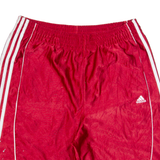 ADIDAS Mens Sports Shorts Red Relaxed L W32
