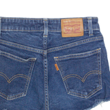 LEVI'S 721 High Rise Womens Denim Shorts Blue XS W24