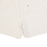 LEVI'S Womens Denim Shorts Cream 90s M W32