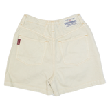 UNIONBAY Womens Denim Shorts Cream S W26