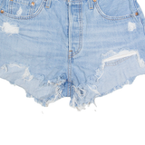 LEVI'S 501 Womens Denim Shorts Blue S W28