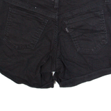 LEVI'S Womens Denim Shorts Black S W28