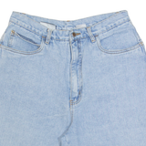 BILL BLASS Womens Denim Shorts Blue 90s S W28