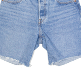 LEVI'S 501 BIG E Womens Denim Shorts Blue XS W25