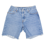 LEVI'S 501 BIG E Womens Denim Shorts Blue XS W25