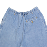 NORTHWEST BLUE Womens Denim Shorts Blue 90s M W30
