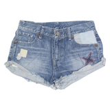 LEVI'S Womens Denim Shorts Blue S W28