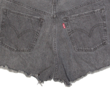 LEVI'S 501 BIG E Womens Denim Shorts Grey S W28