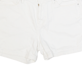 LEVI'S Womens Denim Shorts Cream L W34