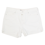 LEVI'S Womens Denim Shorts Cream L W34