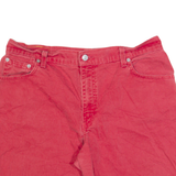 LEVI'S Womens Denim Shorts Red M W32