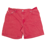 LEVI'S Womens Denim Shorts Red M W32