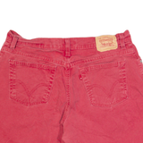 LEVI'S Womens Denim Shorts Red M W32