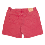LEVI'S Womens Denim Shorts Red M W32
