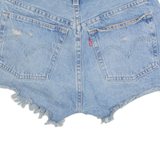 LEVI'S 501 BIG E Womens Denim Shorts Blue S W25