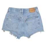 LEVI'S 501 BIG E Womens Denim Shorts Blue S W25