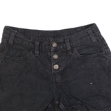 LEVI'S Womens Denim Shorts Black S W26
